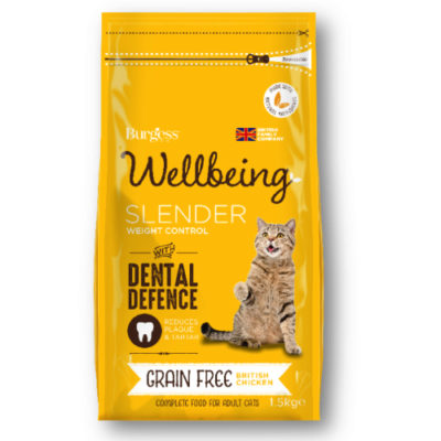 Burgess Wellbeing Slender Cat Food Burgess Wellbeing Slender Cat Food
